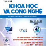 Bước đầu áp dụng kĩ thuật phân tích thống kê đa biến phân tích số liệu chất lượng nước lưu vực sông Thị Tính, tỉnh Bình Dương